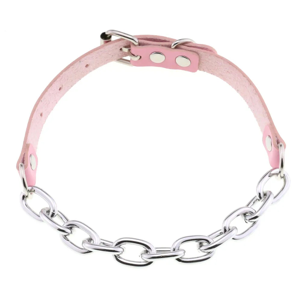 Femme Pink Punk Chokers