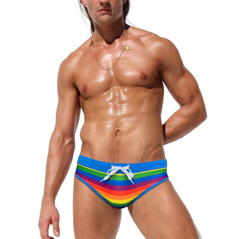 Taste The Rainbow Push Up Swim Briefs
