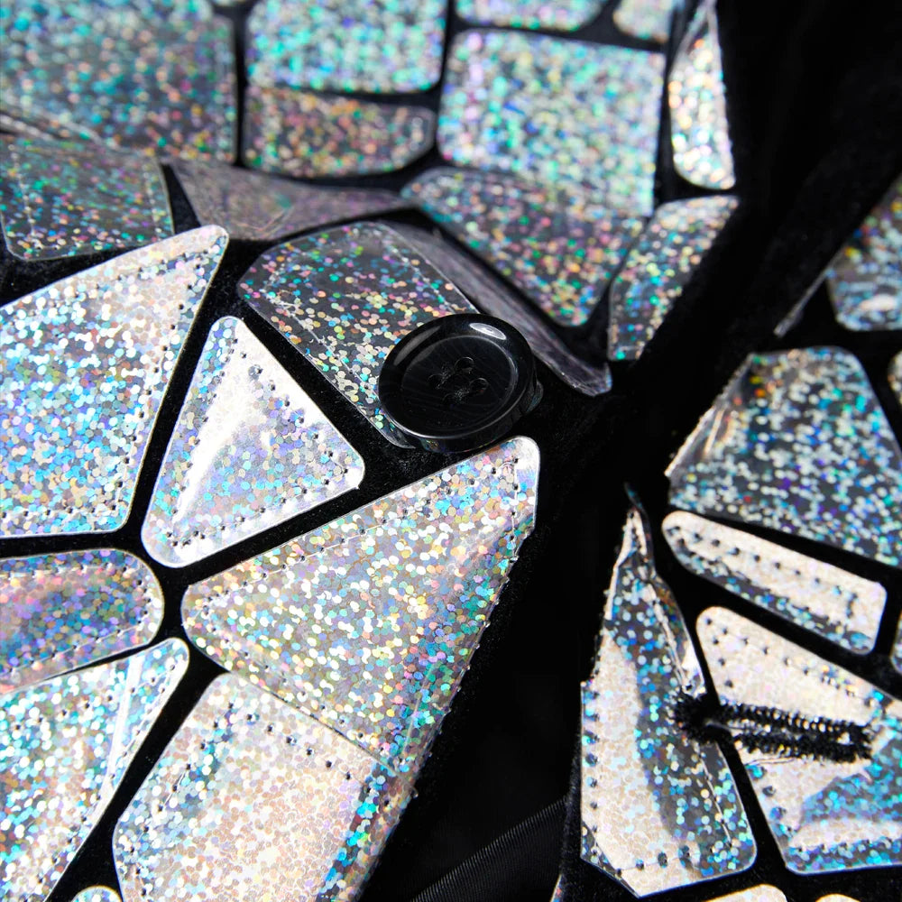 Men's Festival Laser Glitter Blazer