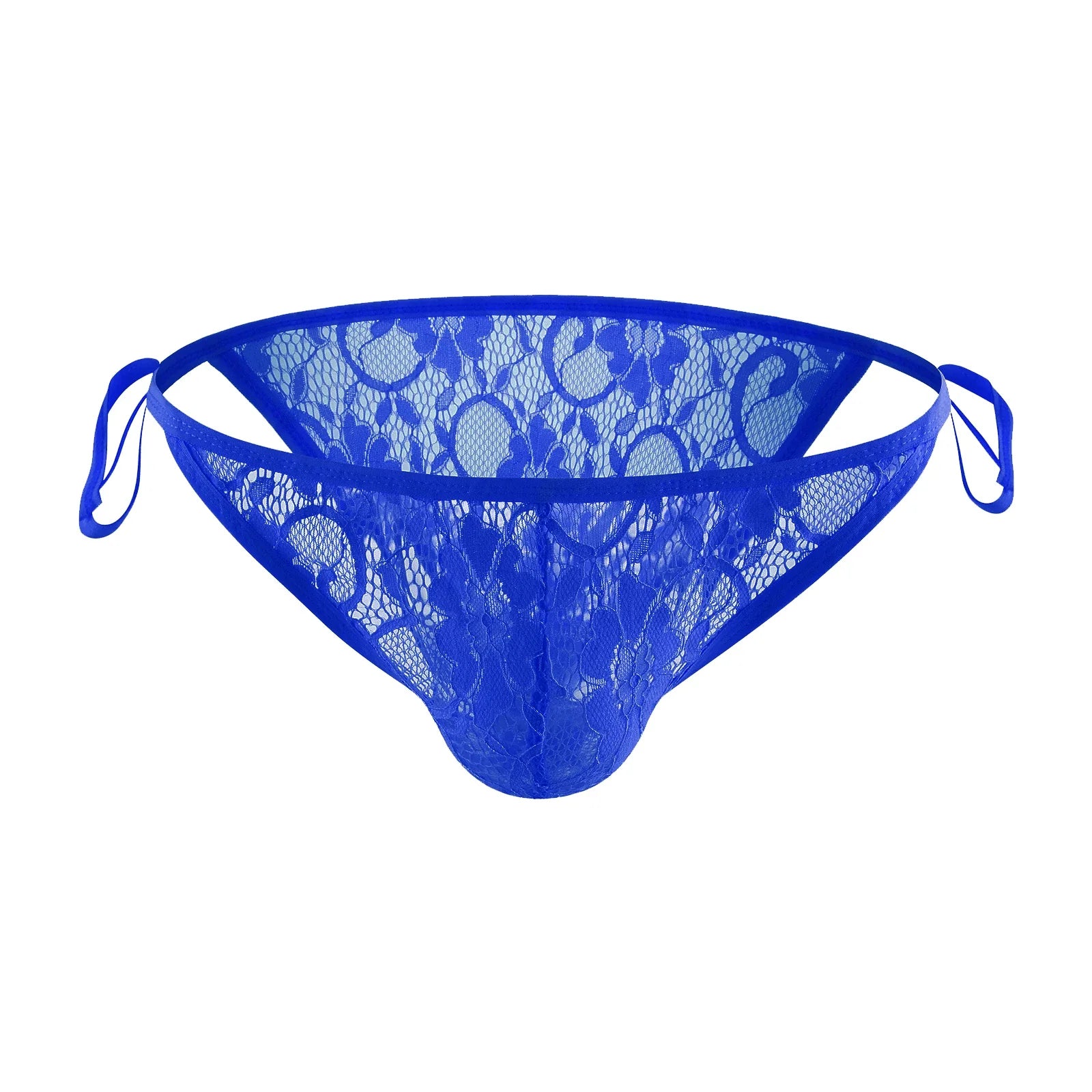 Strappy Lace Allure Sheer Side Split Briefs