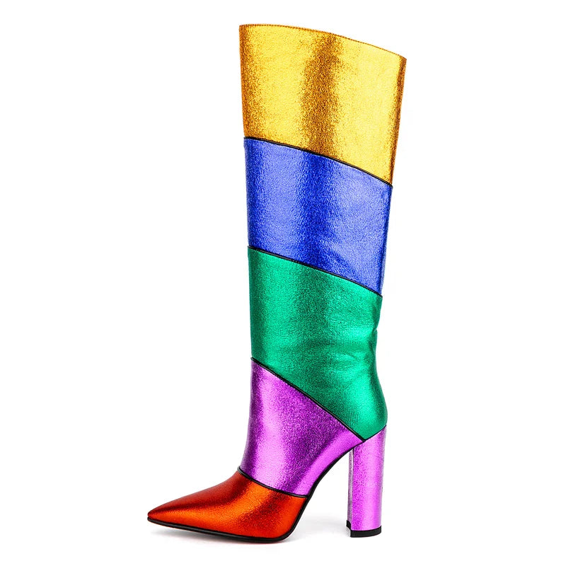 Chunky Queer Coded Women's High Boots