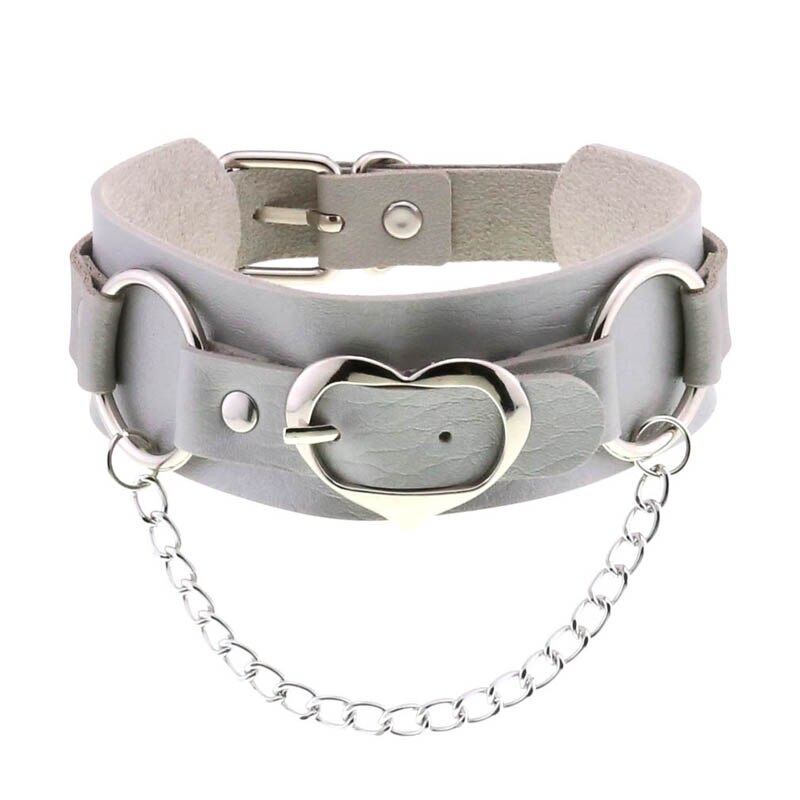 Punk Sweetheart Leather Double Layer Choker