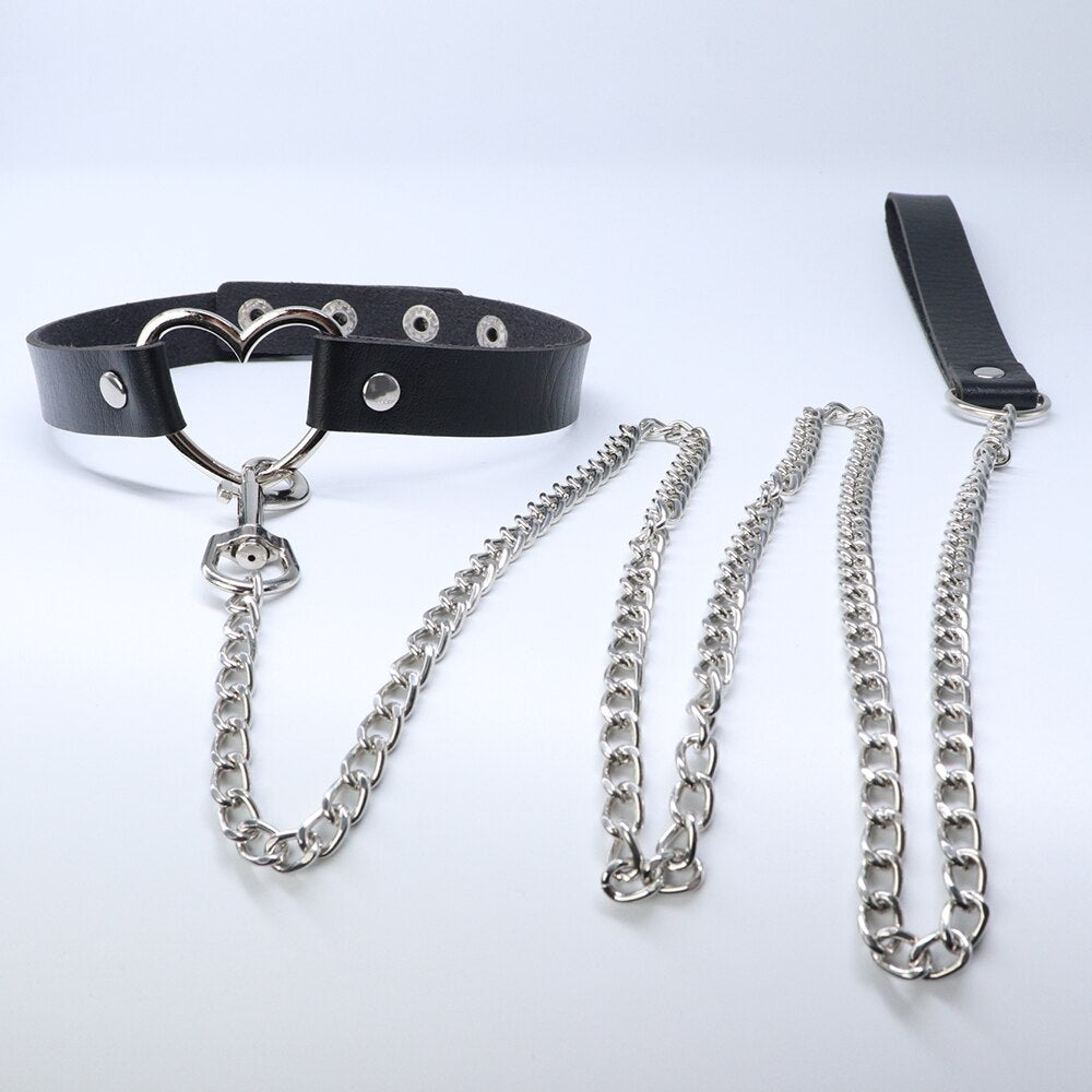 The Fashion Of Kink Rivet Collar Chokers