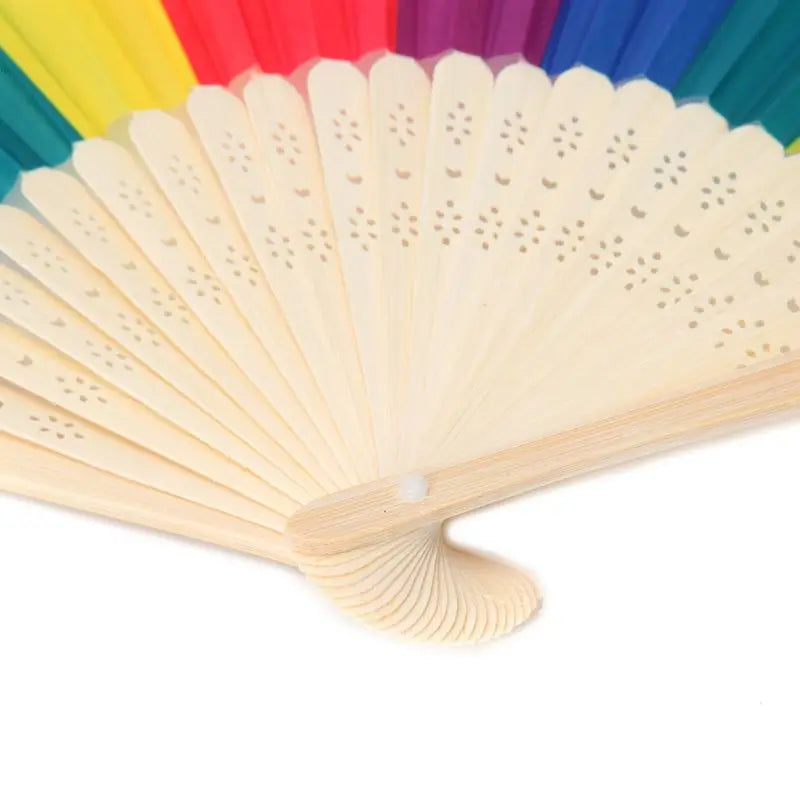 Gay Pride Rainbow Hand Fan