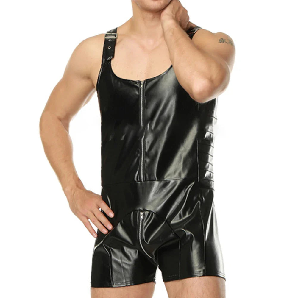 Glossy Dominance Kink Overalls