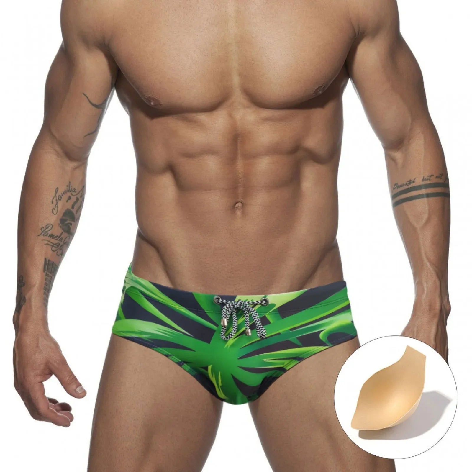 Lips n' Kisses Playful Swim Briefs