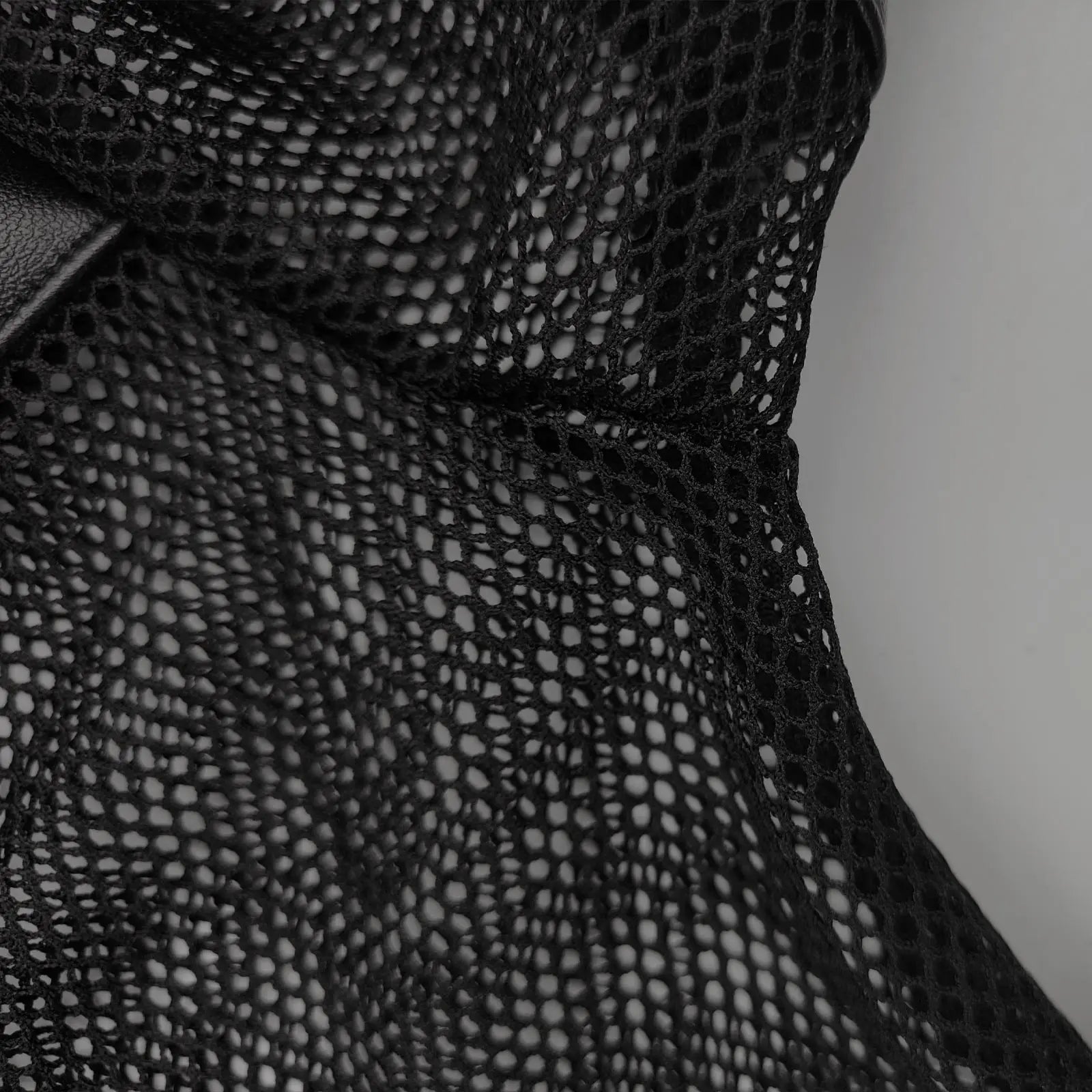 Athletic Seduction See-Through Fishnet Top