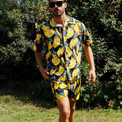 Banana Sleeveless Shirt + Shorts (2 Piece Outfit)