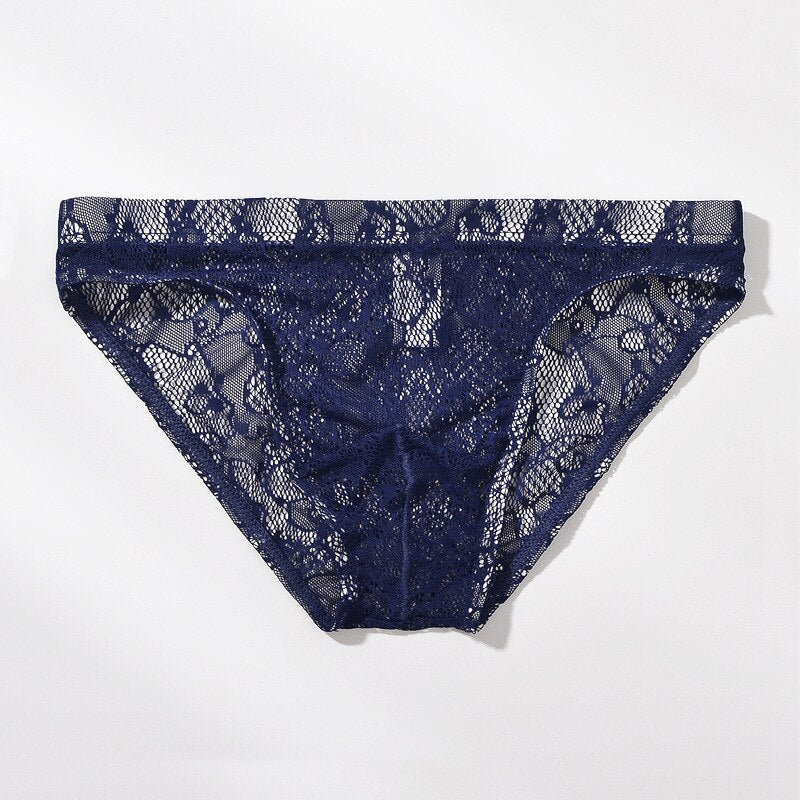Lace Sexy Semi-Transparent Panties For Men
