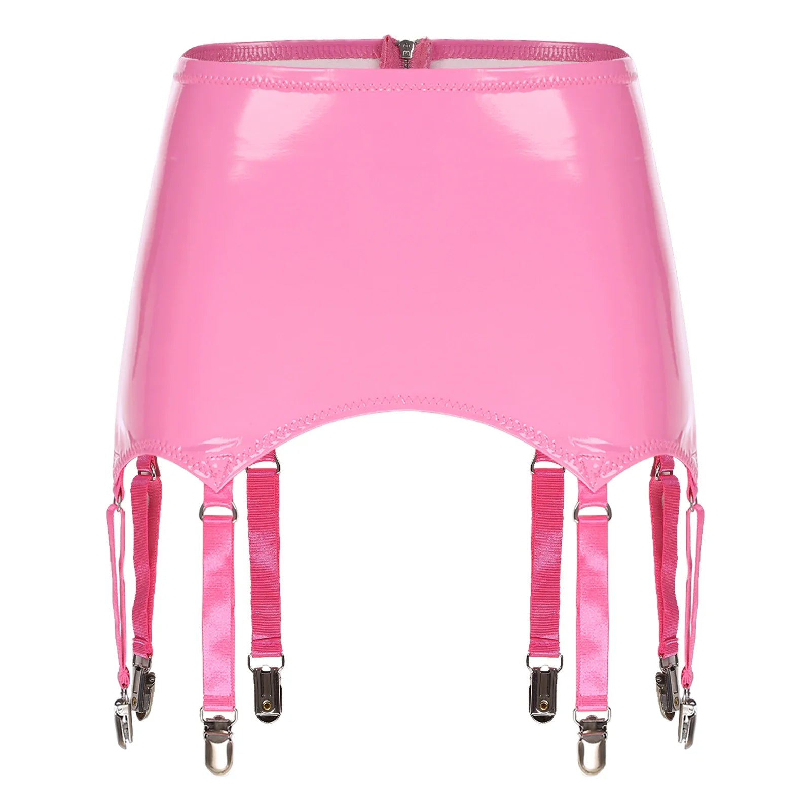 Dominatrix PU Leather Garters with Clips
