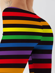 Striped LGBT Pride Leggings