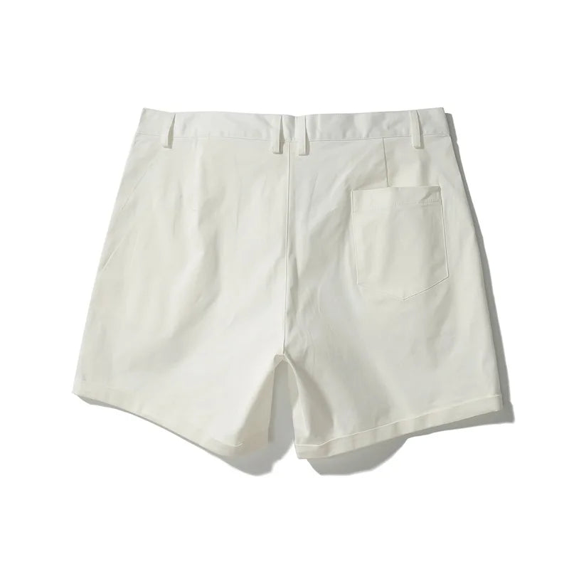 Sleek Solid Color Slim Fit Shorts
