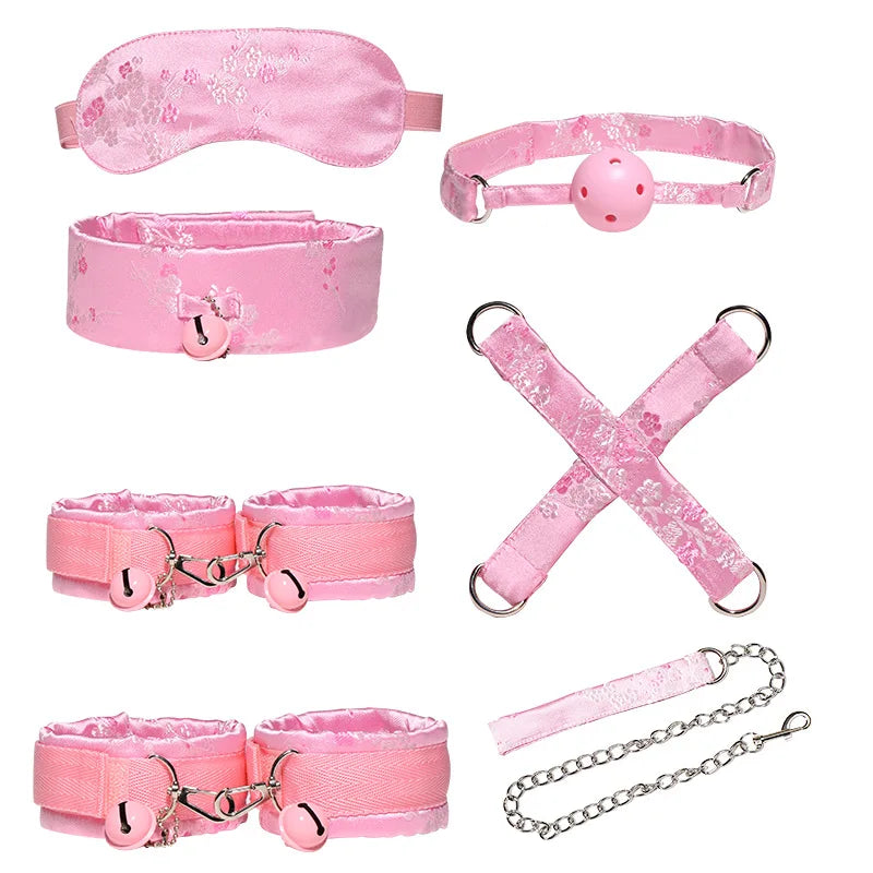Sensual Shackles Red Hot Bondage Kit