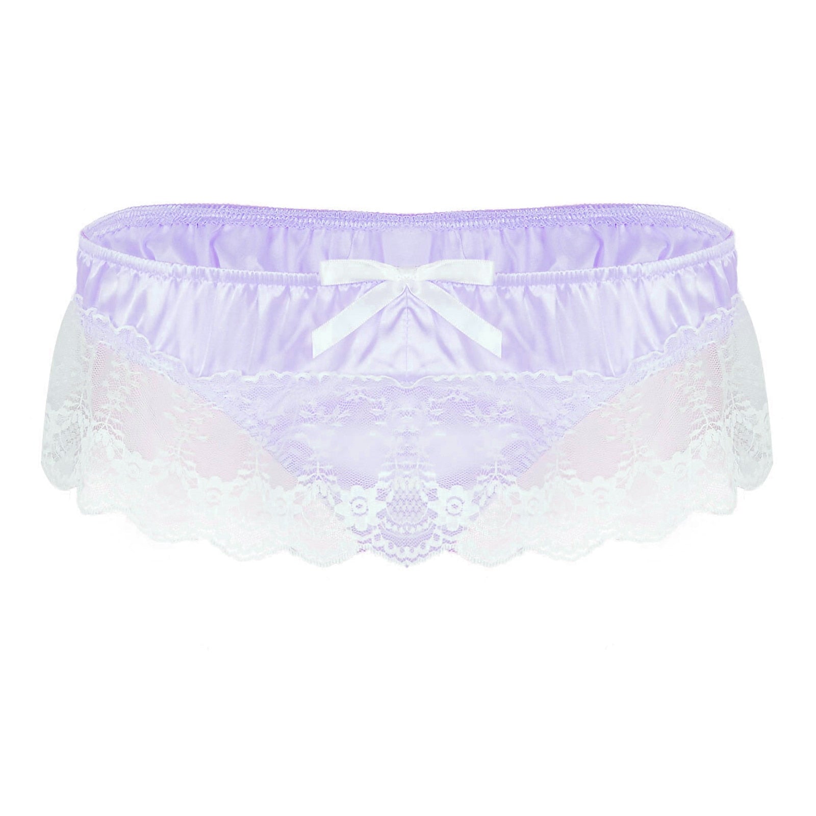 Bow & Lace Sissy Panties