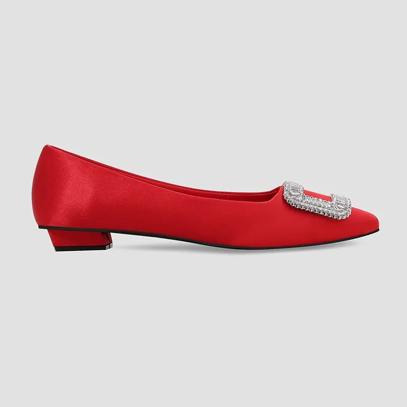 First Class Purser Rhinestone Pumps