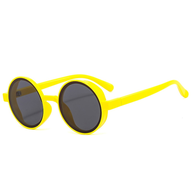 Retro Round Punk Sunglasses