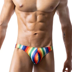 Retro Rainbow Low Rise Thong
