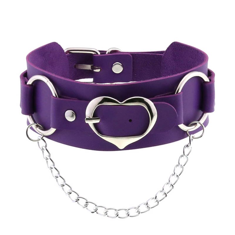Punk Sweetheart Leather Double Layer Choker