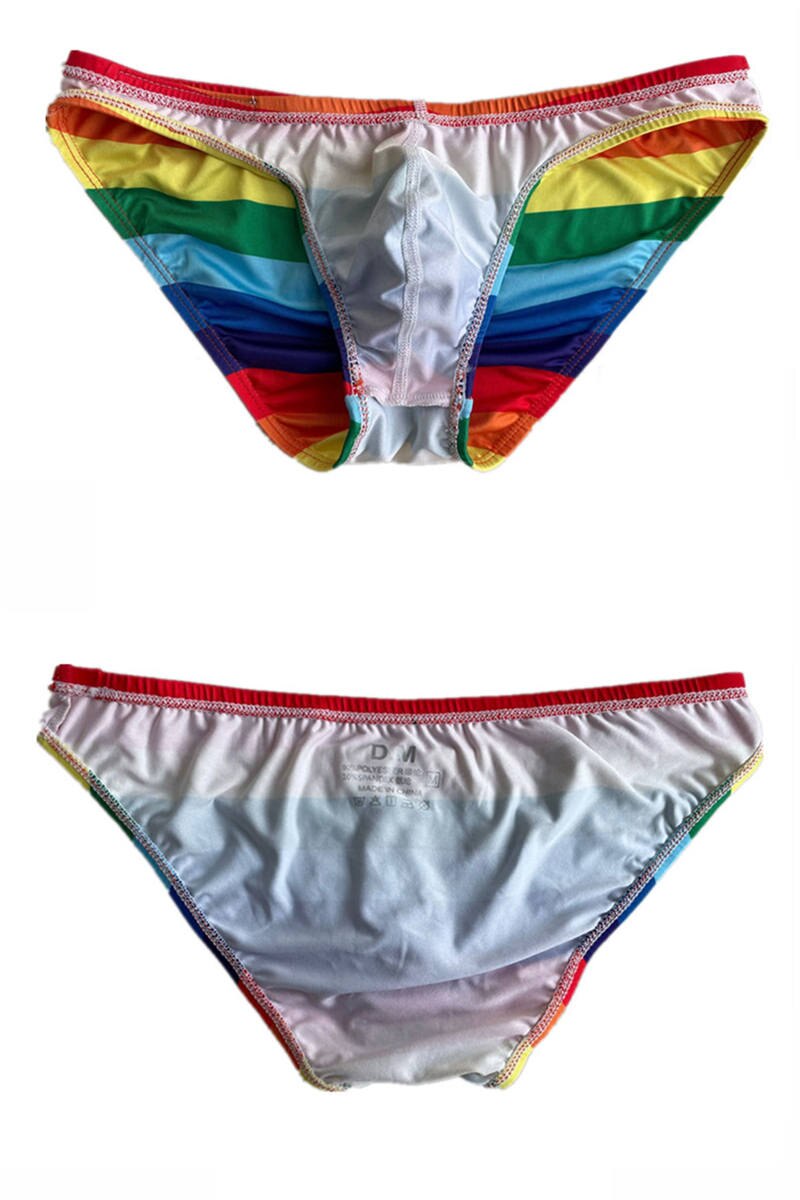 LGBT Rainbow Swim Briefs