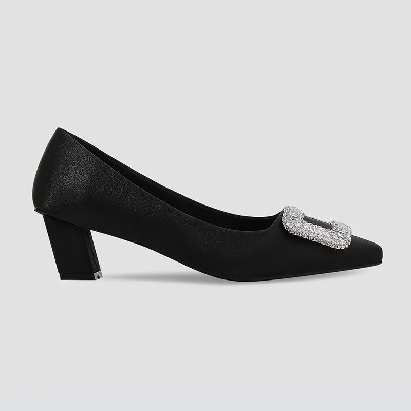 First Class Purser Rhinestone Pumps