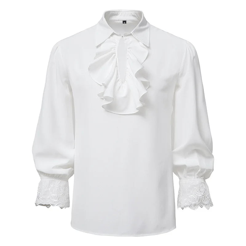 Ruffle Lace Vintage Shirt