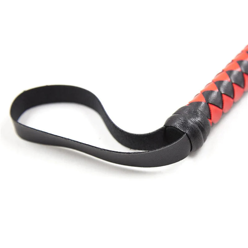 Premium Leather Bullwhip with Wrist Strap