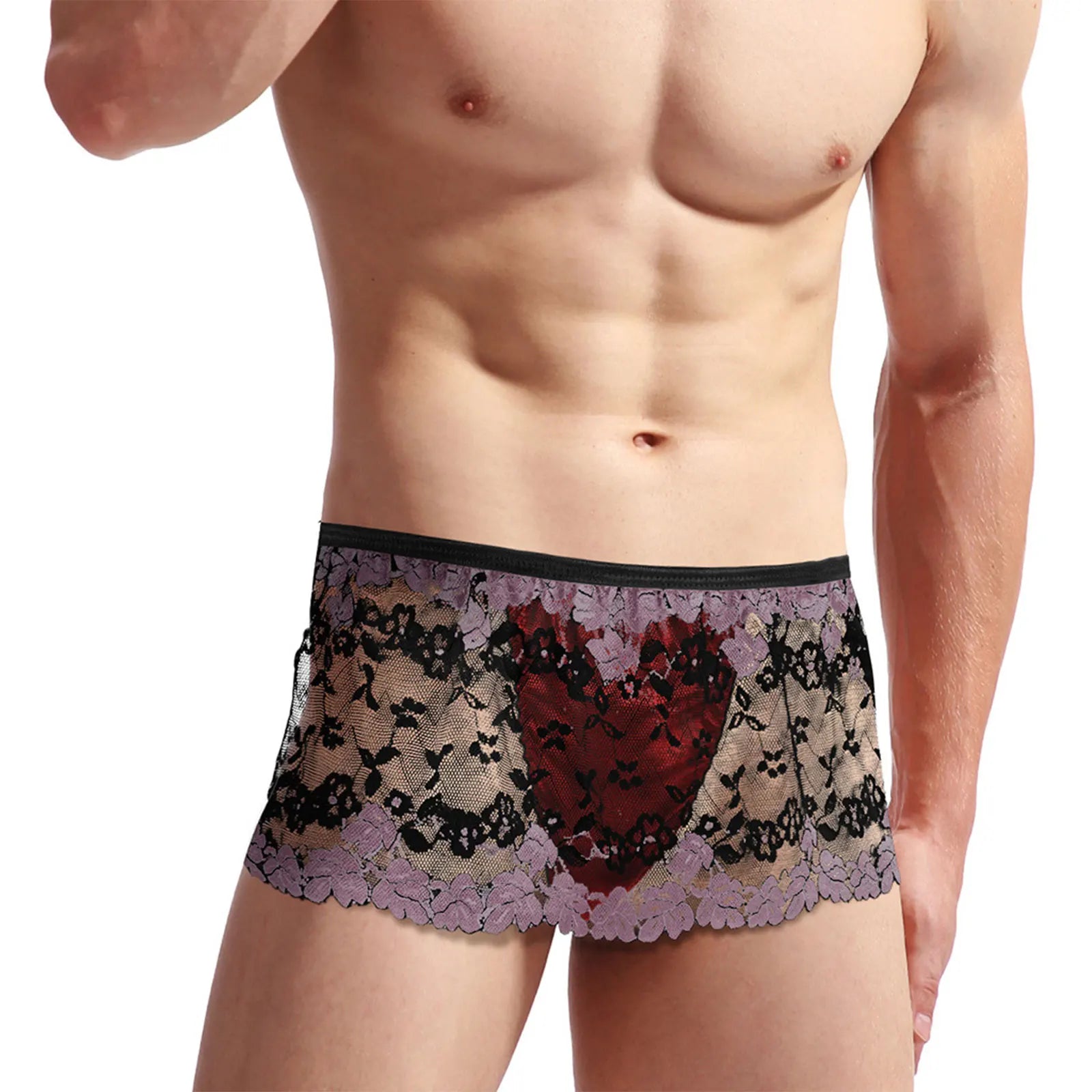 Lace Skirted Sissy Thong With High Waist