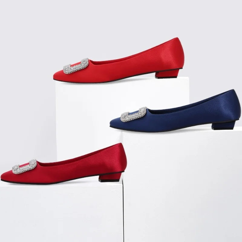 First Class Purser Rhinestone Pumps
