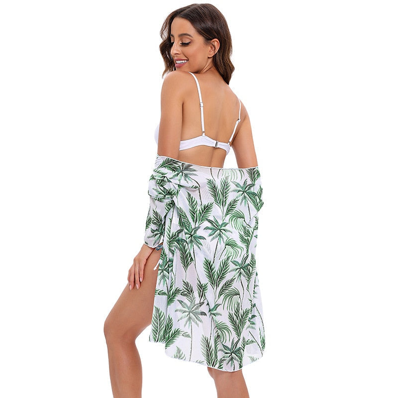 Tropicali 3 Piece Bikini Set with Cover Up