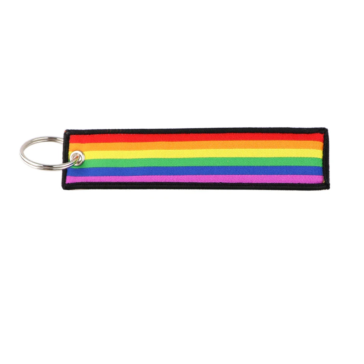 LGBT Pride Embroidered Keychain