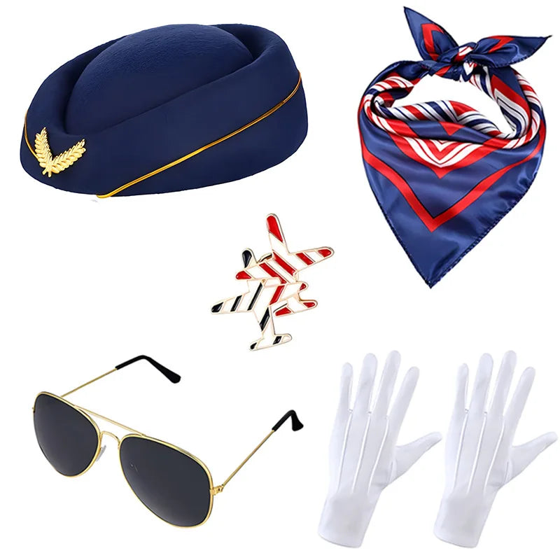 Flight Crew Stewardess Essentials Set
