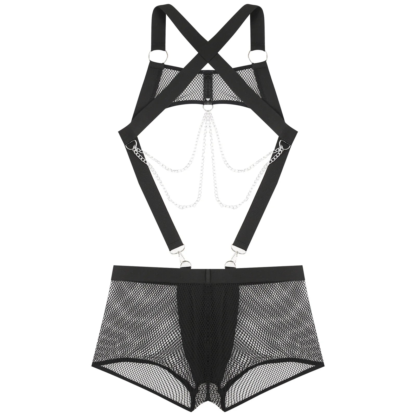 Catch Me Mesh Men's Fishnet Bodysuit