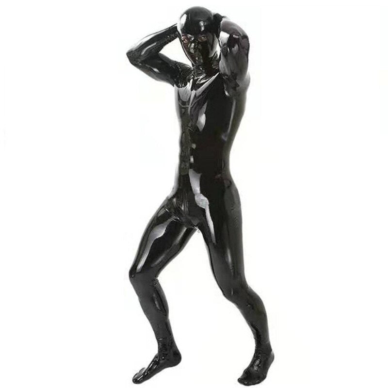 Sexy Subservient Spandex Catsuit