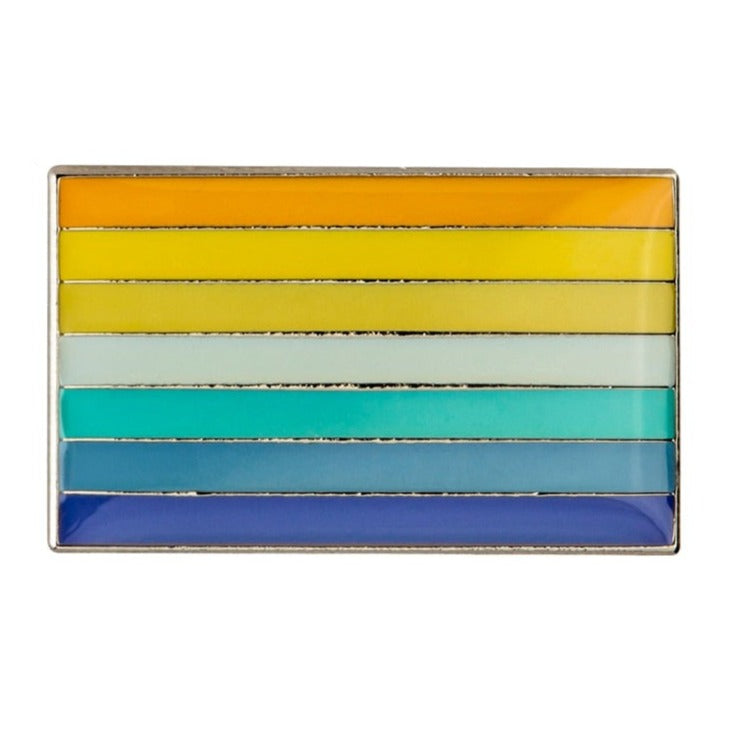 Genderfaun Pride Flag Enamel Pin