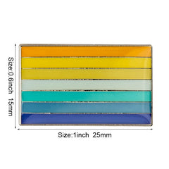 Genderfaun Pride Flag Enamel Pin