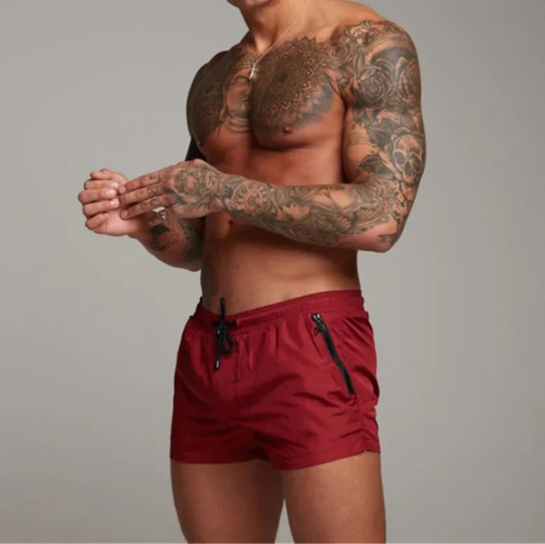 Mens Shorts With Zip Pockets