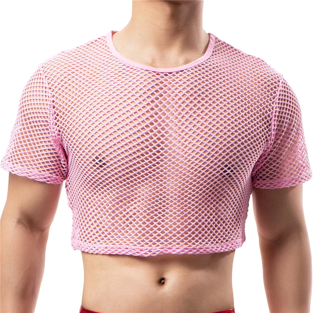 Rave Netted Crop Top