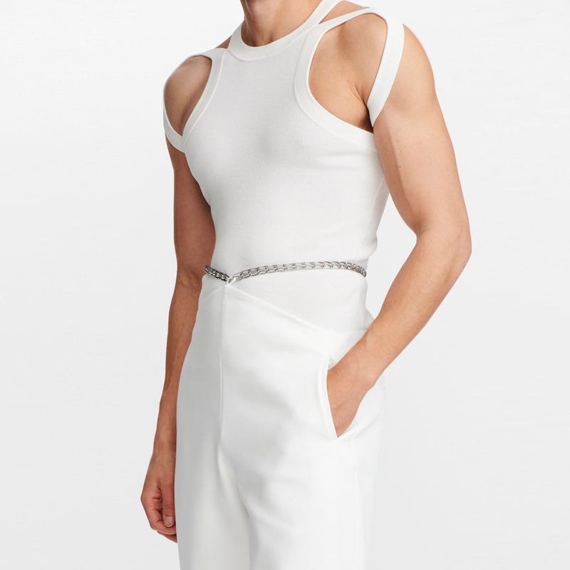 Men's Cut-Out Sexy Stretch Skinny T-Shirt