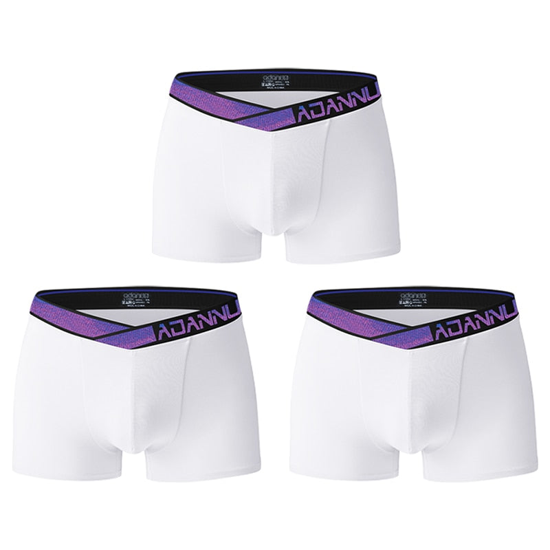 ADANNU Blue Classic Boxers (3 Pack)