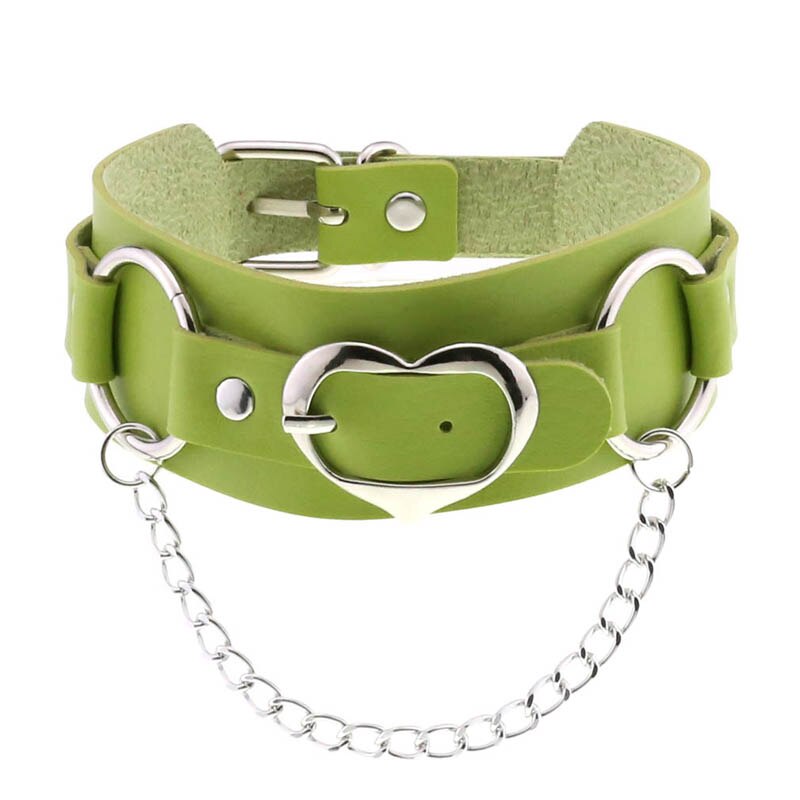 Punk Sweetheart Leather Double Layer Choker