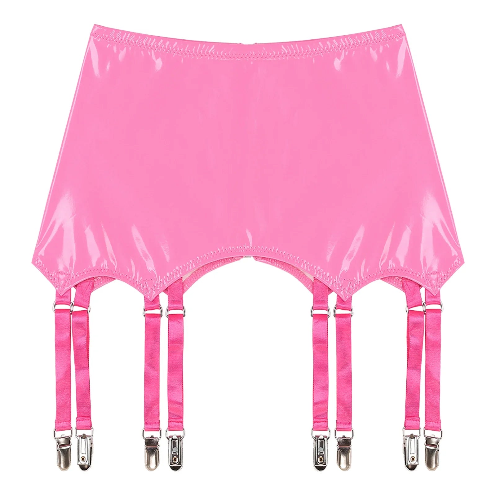 Dominatrix PU Leather Garters with Clips