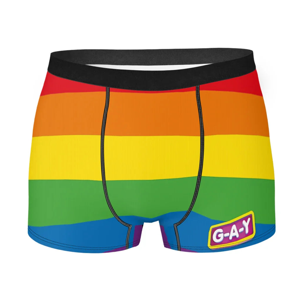 G-A-Y Rainbow Boxer Briefs