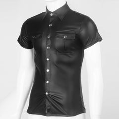 Dom Daddy Faux Leather Shirt