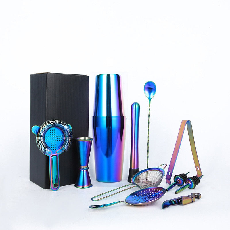 Rainbow Cocktail Shaker Set