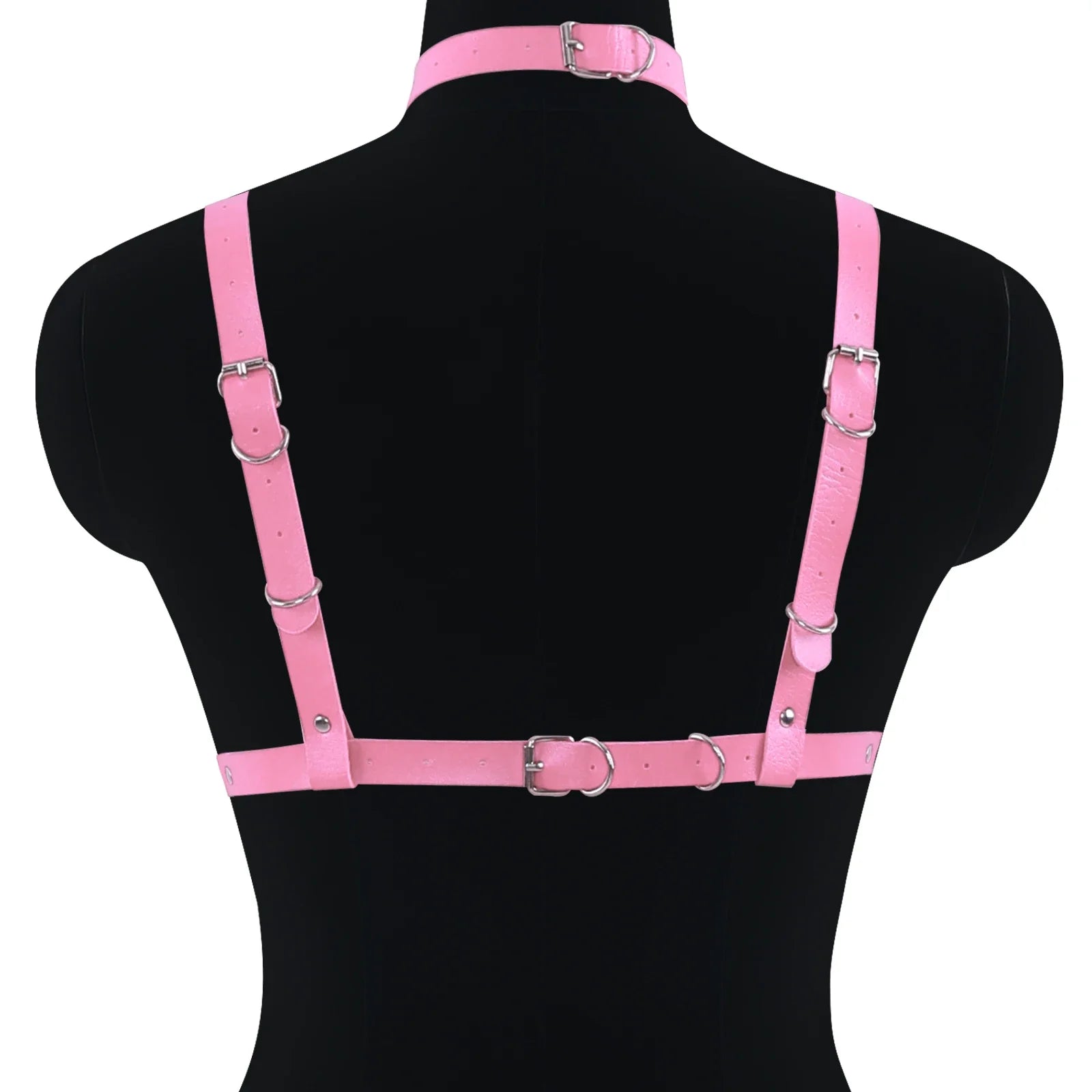Rebel Rave Rivet Crop Harness Top