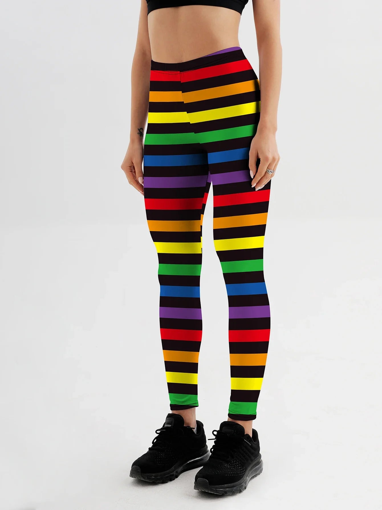 Striped LGBT Pride Leggings