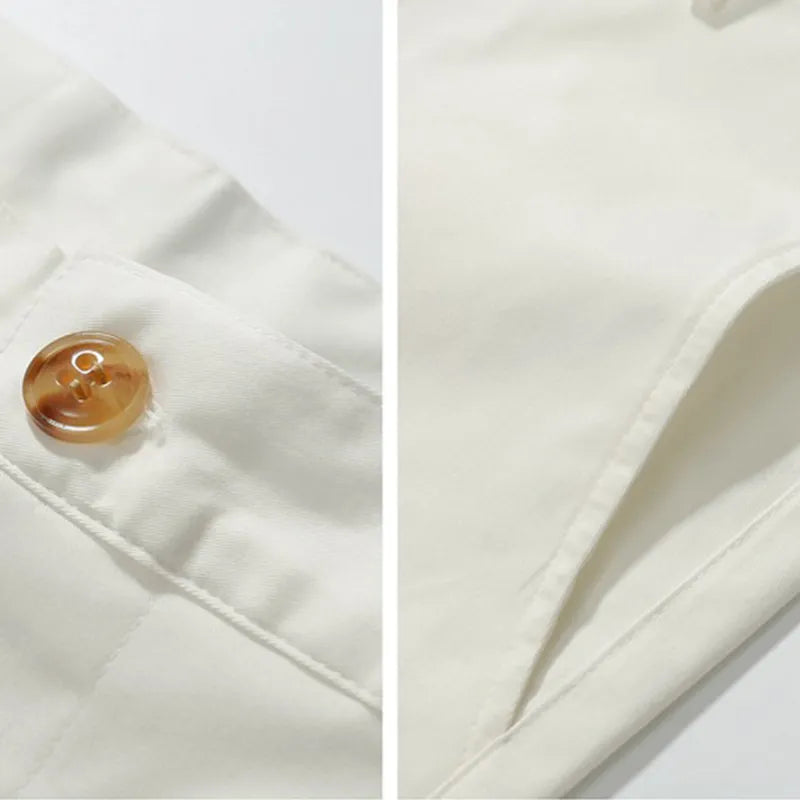 Sleek Solid Color Slim Fit Shorts
