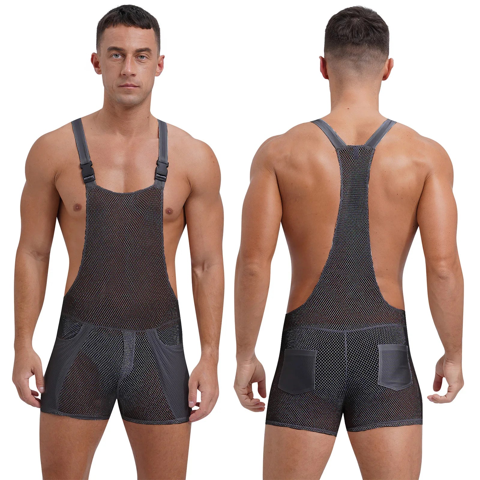 Bare Beauty Hollow Out Mesh Bodysuit