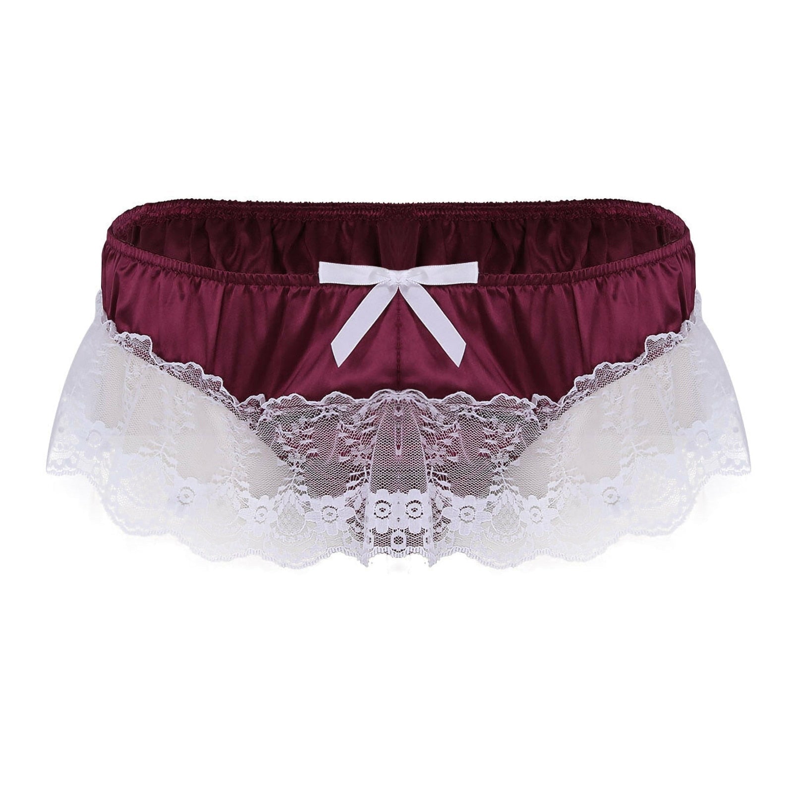 Bow & Lace Sissy Panties