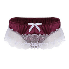 Bow & Lace Sissy Panties